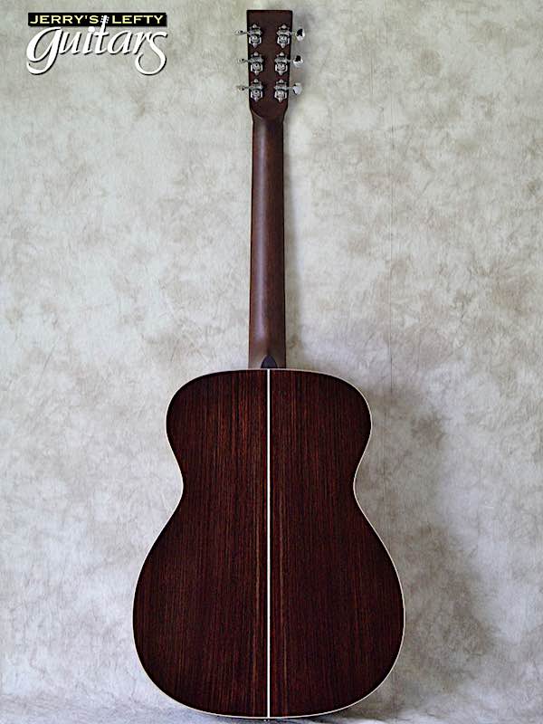 sale guitar for lefthanders new acoustic Boucher BG-51G Torrefied Adirondack/Indian Rosewood No.446 Back View