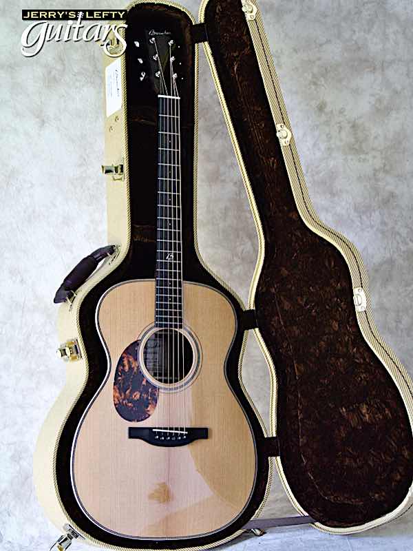 sale guitar for lefthanders new acoustic Boucher BG-51G Torrefied Adirondack/Indian Rosewood No.446 Case View