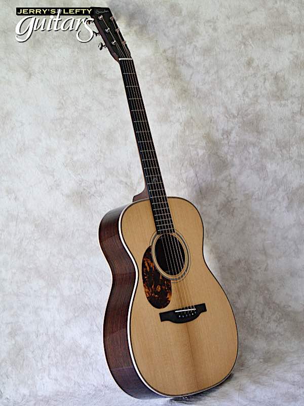 sale guitar for lefthanders new acoustic Boucher BG-51G Torrefied Adirondack/Indian Rosewood No.446 Side View