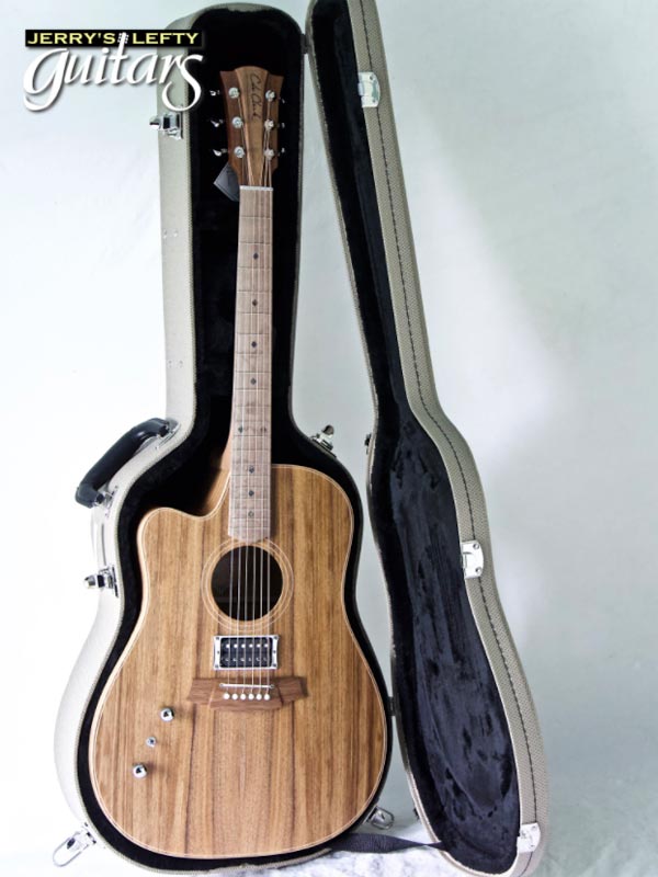 for sale left hand guitar new acoustic Cole Clark FL2EC Blackwood Humbucker Cutaway Case view