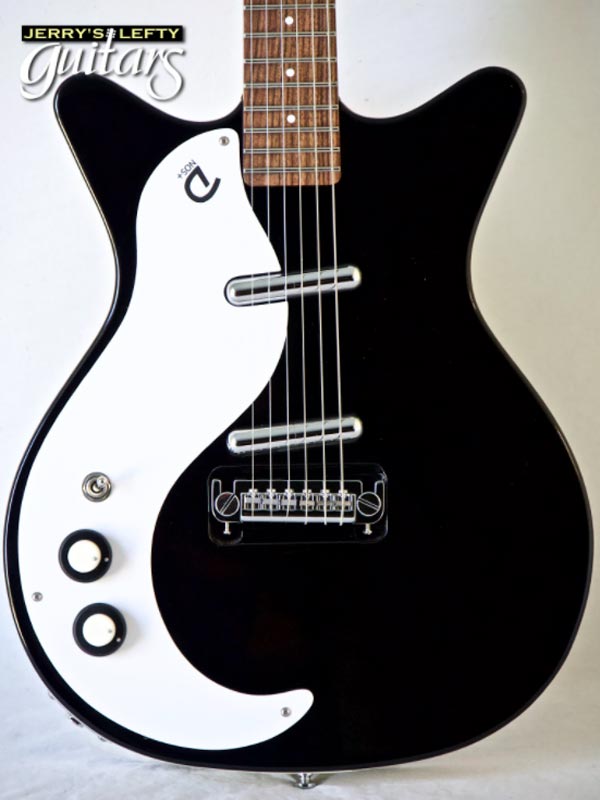 for sale left hand guitar new electric guitar Danelectro '59M NOS+ Black Close-up view