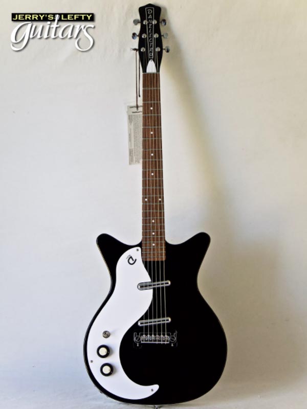 for sale left hand guitar new electric guitar Danelectro '59M NOS+ Black Front view