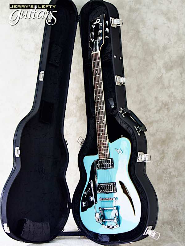 sale guitar for lefthanders used electric 2019 Duesenberg Caribou Narvik Blue No.595 Case View