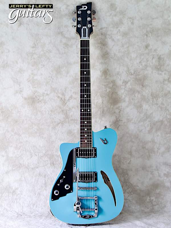 sale guitar for lefthanders used electric 2019 Duesenberg Caribou Narvik Blue No.595 Front View
