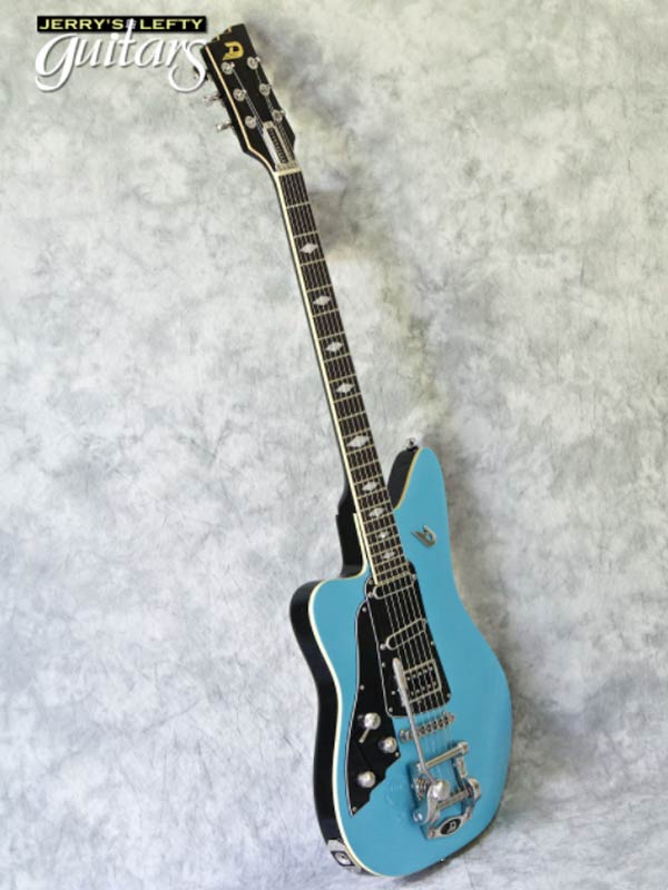 sale guitar for lefty's new electric Duesenberg Paloma Narvik Blue No.806 Side View