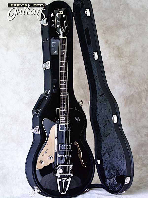 sale guitar for lefthanders new electric Duesenberg Starplayer TV Black No.885 Case View