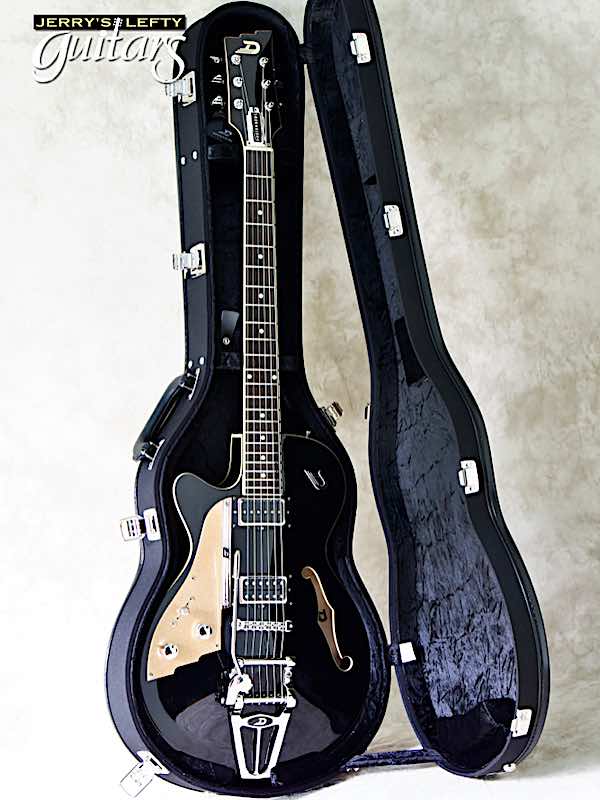 sale guitar for lefthanders new electric Duesenberg Starplayer TV Black No.179 Case View