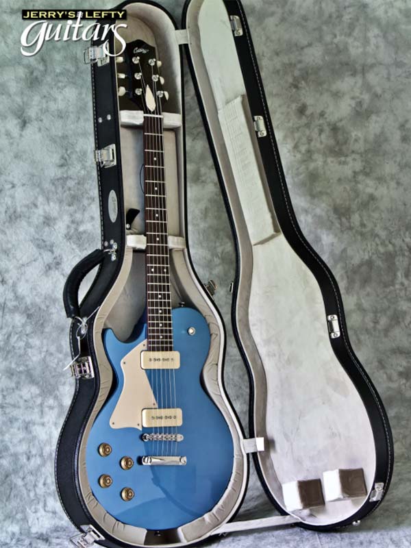 sale guitar for lefthanders new electric Collings 290 Pelham Blue No.636 Case View