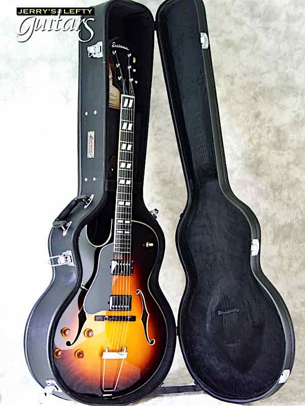 sale guitar for lefthanders new electric Eastman AR372CE Sunburst No.278 Case View