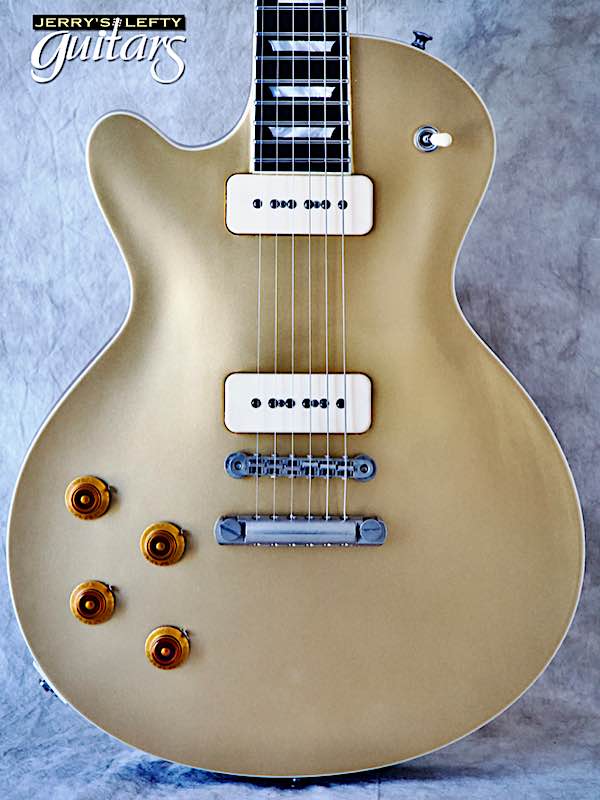 sale guitar for lefthanders new electric Eastman SB56_n Goldtop No.006 Close-up View