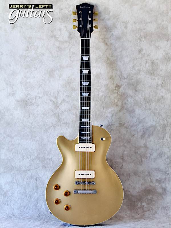 sale guitar for lefthanders new electric Eastman SB56_n Goldtop No.006 Front View