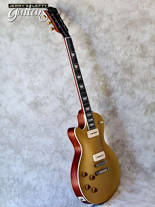 sale guitar for lefthanders new electric Eastman SB56_n Goldtop No.006 Side View