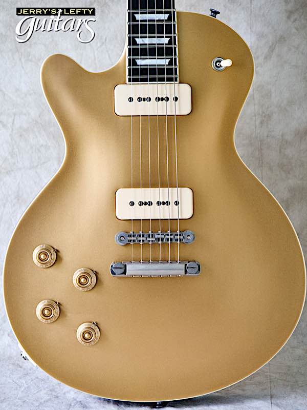 sale guitar for lefthanders new electric Eastman SB56/n Goldtop No.104 Close-up View