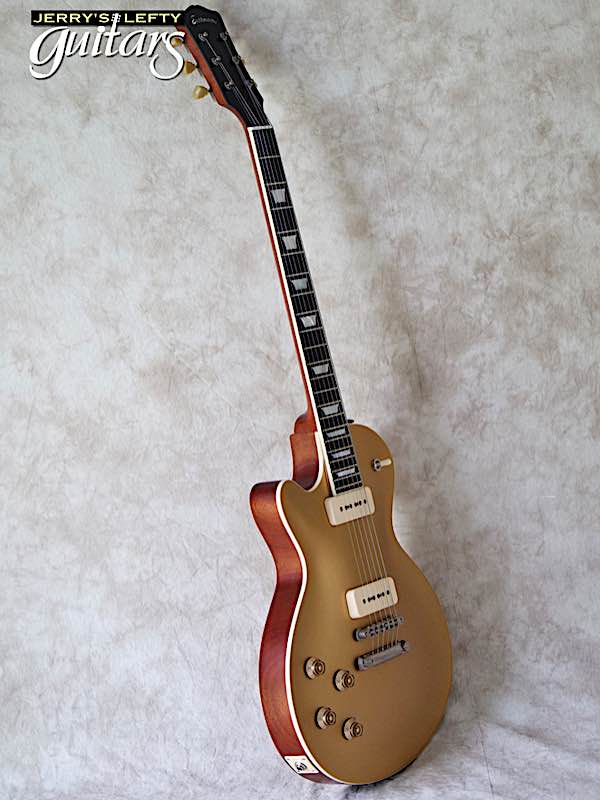 sale guitar for lefthanders new electric Eastman SB56/n Goldtop No.104 Side View