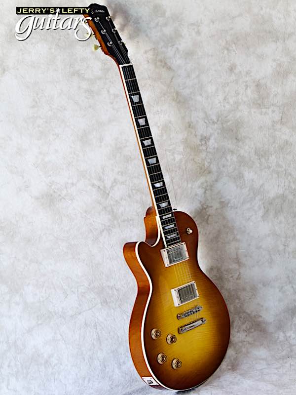 sale guitar for lefthanders new electric Eastman SB59 Goldburst No.410 Side View