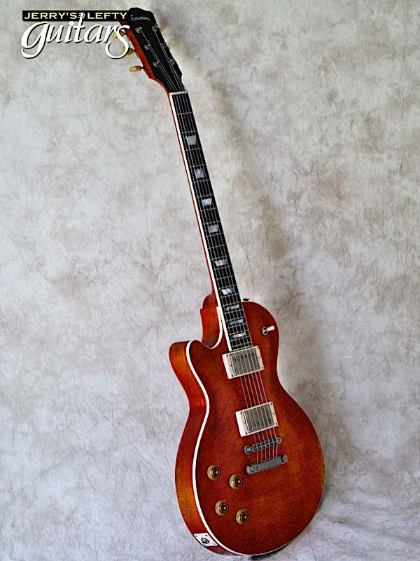 sale guitar for lefthanders used electric aged relic 2020 Eastman SB59/v Amber No.366 Side View
