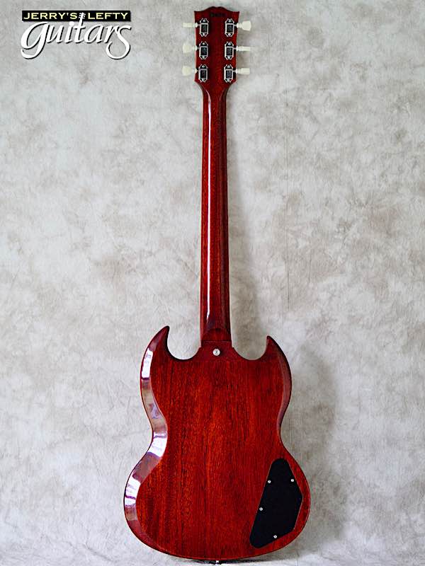 sale guitar for lefthanders used electric Gibson Custom Shop 1964 Reissue SG Standard Cherry w/Vibrola No.702 Back View