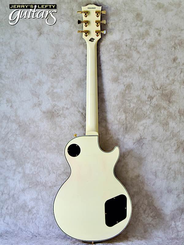 sale guitar for lefthanders used electric 2004 Gibson Les Paul Custom Alpine White No.632 Back View