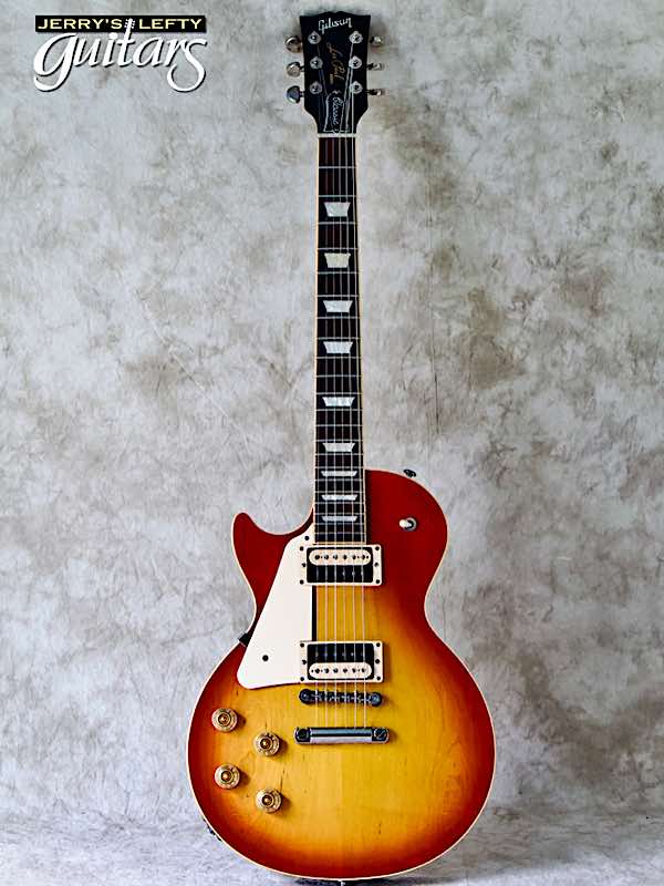 sale guitar for lefthanders used electric 2017 Gibson Les Paul Traditional Cherry Burst No.585 Front View