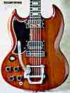 Sale left hand guitar used electric 1974 Gibson SG Standard w/Bigsby No.711