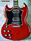 Sale left hand guitar used electric 2008 Gibson SG Standard Heritage Cherry No.327 