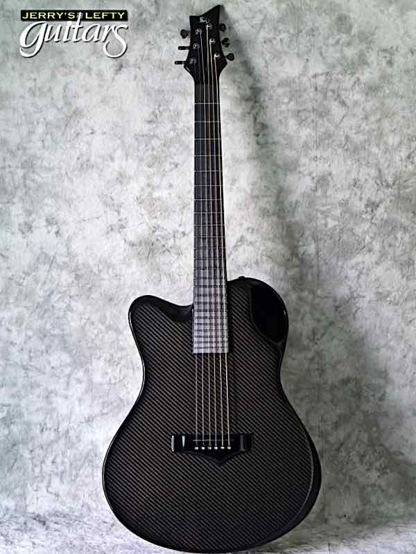 sale guitar for lefthanders used acoustic Emerald X20 Black No.861 Front View