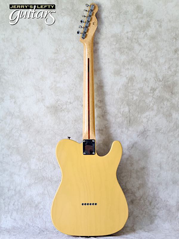 sale guitar for lefthanders used electric 1988 Fender Custom Shop Telecaster Butterscotch No.078 Back View
