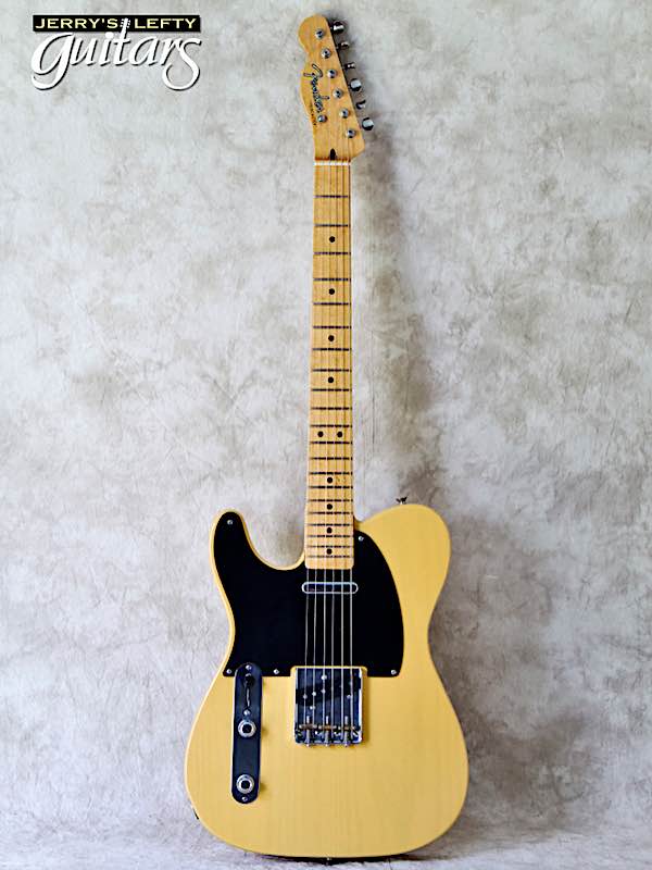 sale guitar for lefthanders used electric 1988 Fender Custom Shop Telecaster Butterscotch No.078 Front View