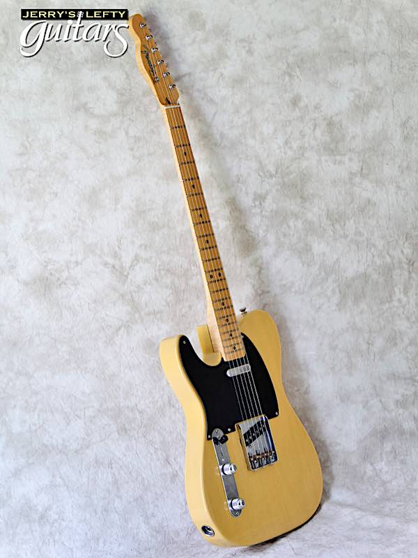 sale guitar for lefthanders used electric 1988 Fender Custom Shop Telecaster Butterscotch No.078 Side View