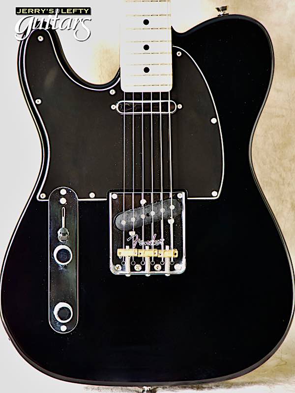 sale guitar for lefthanders  used electric 2019 Fender American Professional Telecaster in Black Close-up View