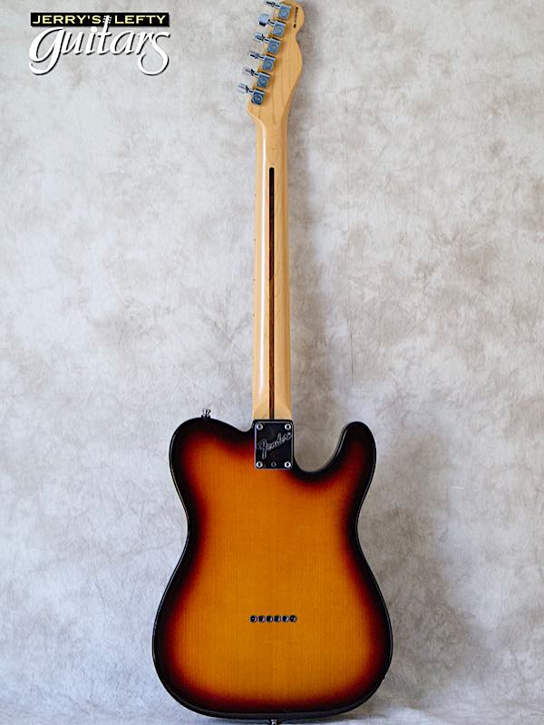 sale guitar for lefthanders used electric 1997 Fender American Standard Telecaster 3 Tone Burst No.898 Back View
