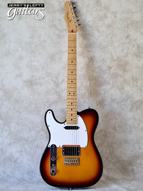 sale guitar for lefthanders used electric 1997 Fender American Standard Telecaster 3 Tone Burst No.898 Front View