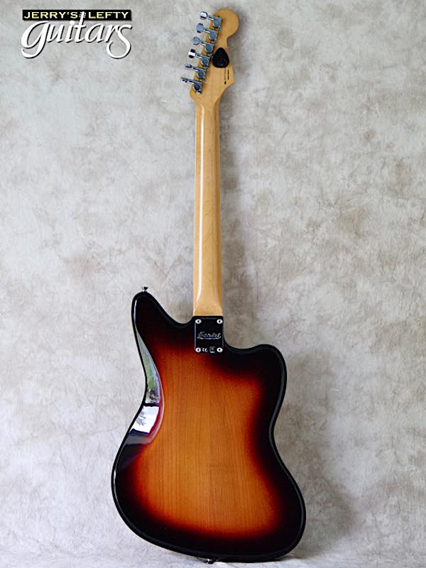 sale guitar for lefthanders used electric 2018 Fender Kurt Cobain Jaguar 3 Tone Burst No.178 Back View