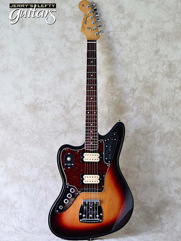 sale guitar for lefthanders used electric 2018 Fender Kurt Cobain Jaguar 3 Tone Burst No.178 Front View
