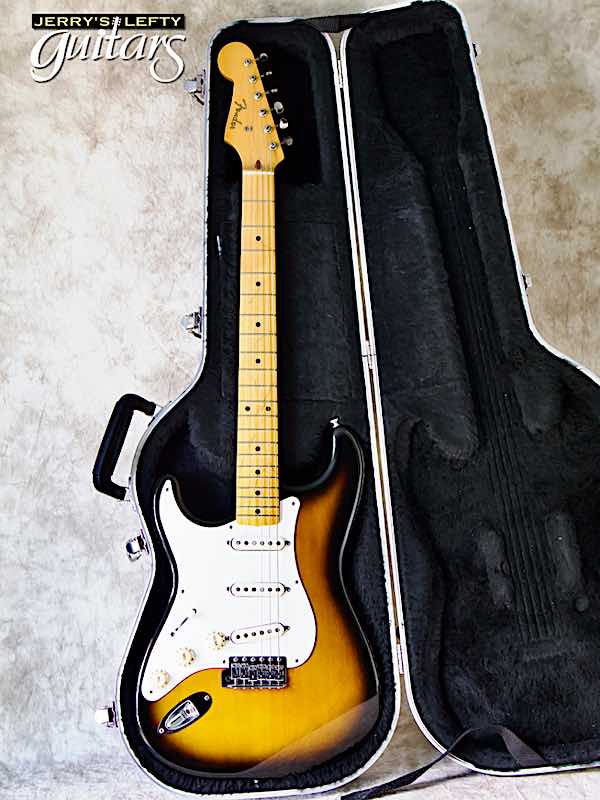 sale guitar for lefthanders used electric 1996 Fender MIJ Reissue '50s Stratocaster 2 Tone Burst No.467 Case View