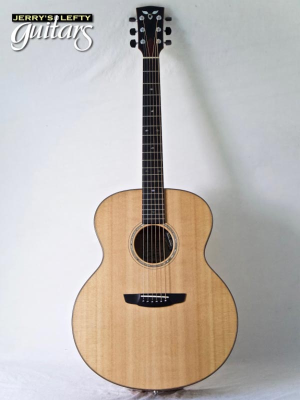 for sale left hand guitar used acoustic Goodall Maple Jumbo 2009 Front view