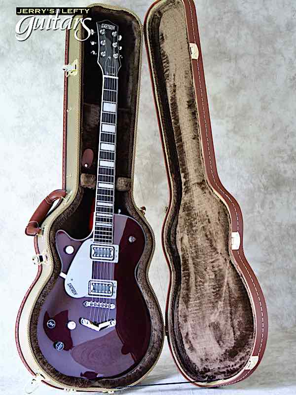 sale guitar for lefthanders new electric Gretsch 5220 BT Jet Dark Cherry Metallic No.360 Case View