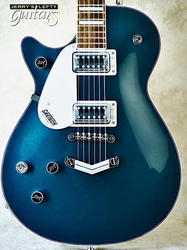 sale guitar for lefthanders new electric Gretsch 5220 BT Jet Jade Grey Metallic No.536 Close-up View