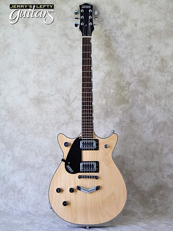 sale guitar for lefthanders new electric Gretsch 5222 Double Jet Natural No.732 Front View