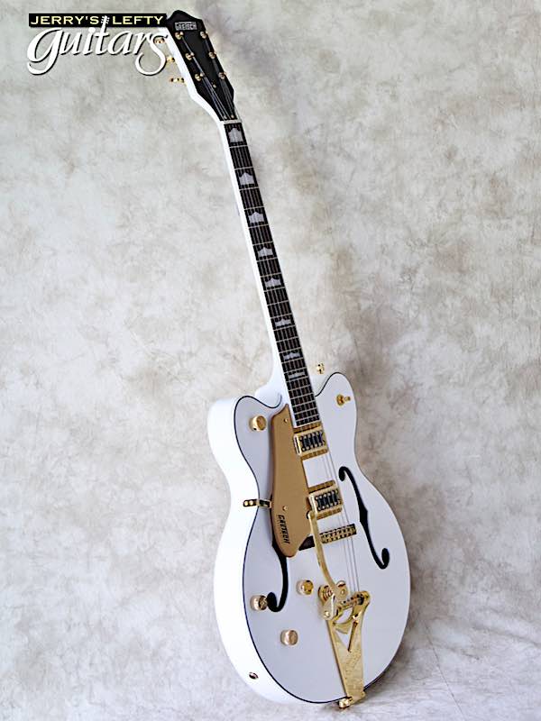 sale guitar for lefthanders new electric Gretsch 5422TG Snowcrest White w/USA Bigsby No.917 Side View
