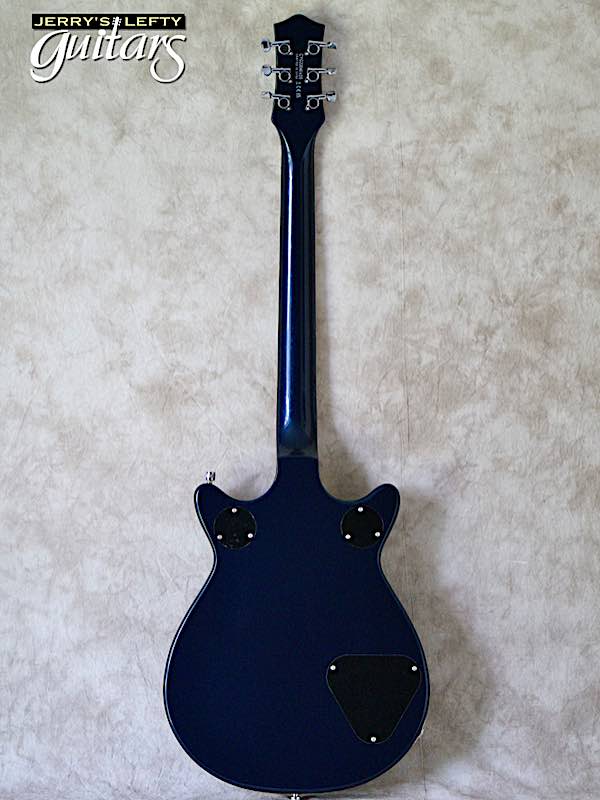 sale guitar for lefthanders new electric Gretsch Double Jet Midnight Sapphire No.420 Back View