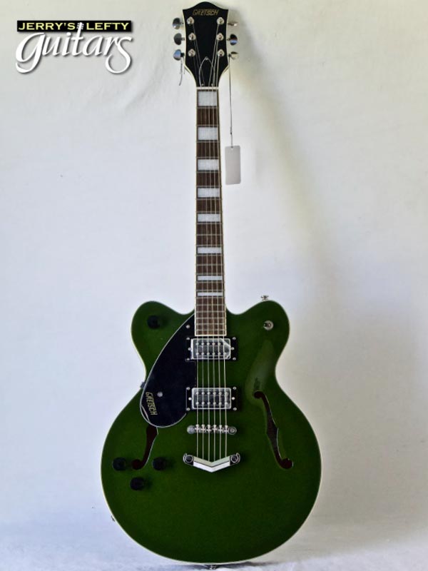 for sale left hand guitar new electric  Gretsch G2622 Streamliner Torino Green Front view