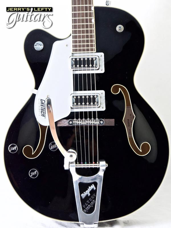 for sale left hand guitar new electric Gretsch G5420T Black Close-up view