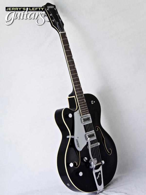 for sale left hand guitar new electric Gretsch G5420T Black Side view