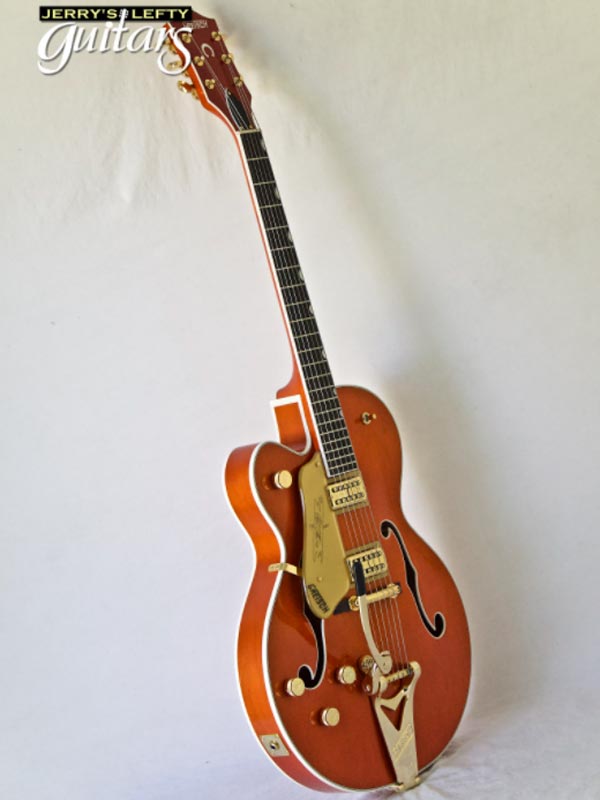 for sale left hand guitar new electric Gretsch G6120 Chet Atkins Nashville No.609 Side view