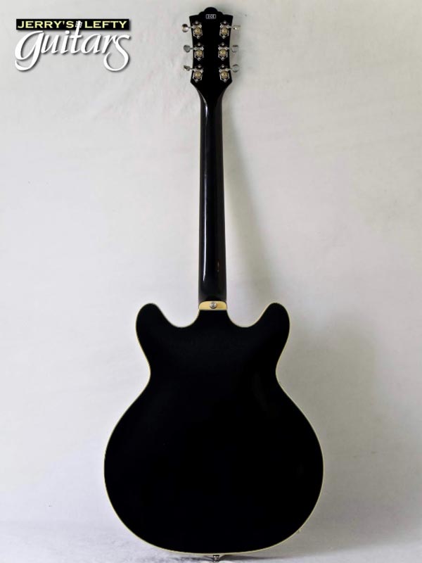 for sale left hand guitar new electric Guild Starfire IVT Black Back view