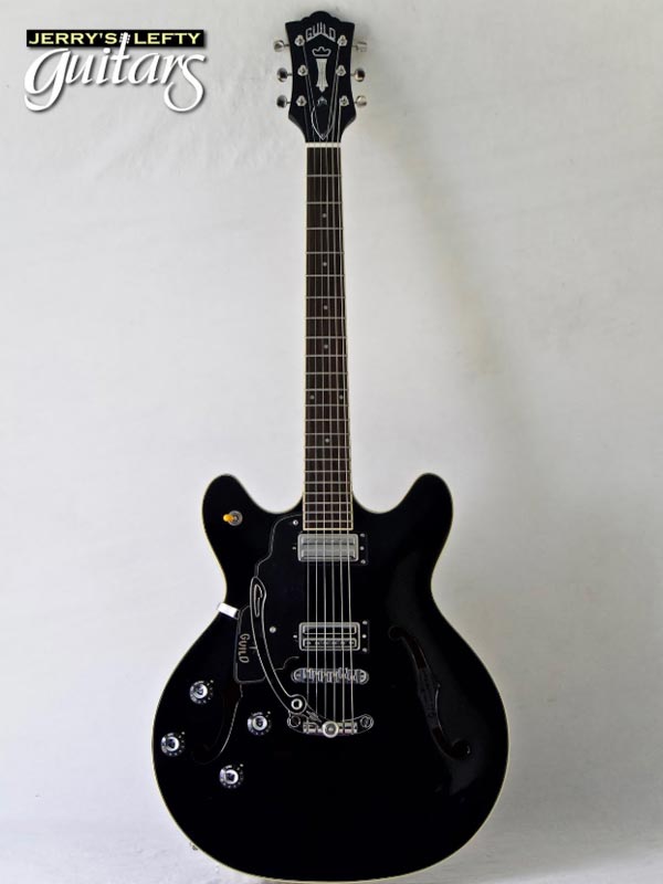 for sale left hand guitar new electric Guild Starfire IVT Black Front view