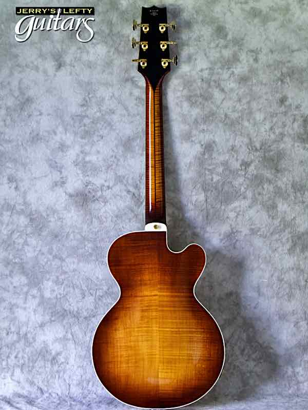 sale guitar for lefthanders used electric 2000 Heritage Millennium Eagle Almond Burst No.002 Back View