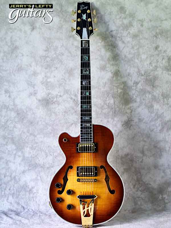 sale guitar for lefthanders used electric 2000 Heritage Millennium Eagle Almond Burst No.002 Front View