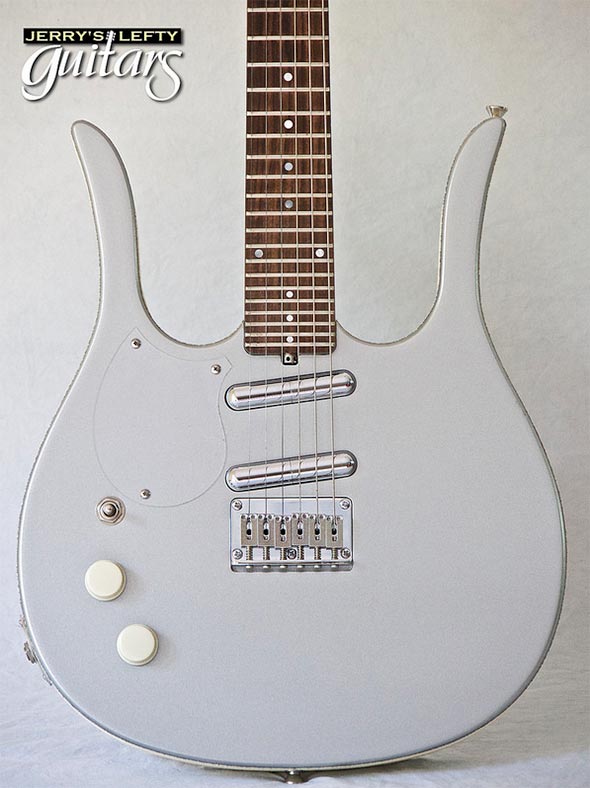 for sale left hand guitar used electric Jerry Jones Guitarlin 31 Frets Close-up view